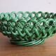 Ceramic basket / Green openwork bowl – Pichon Uzès