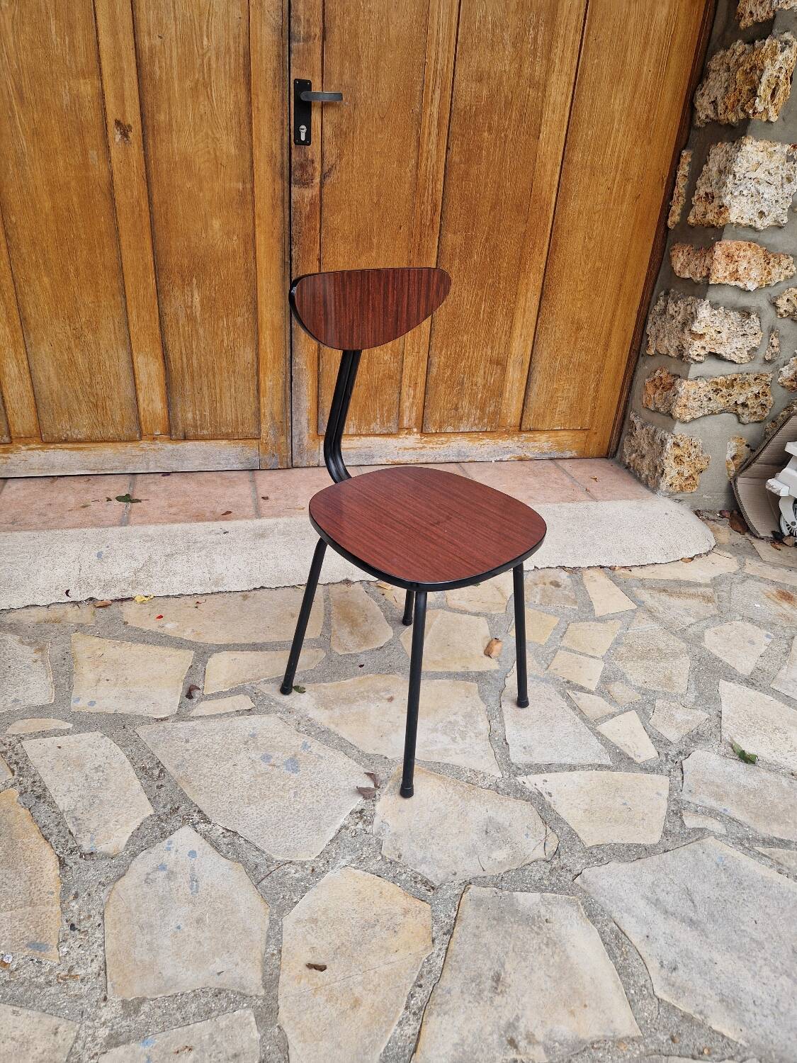 Chaise en formica vintage