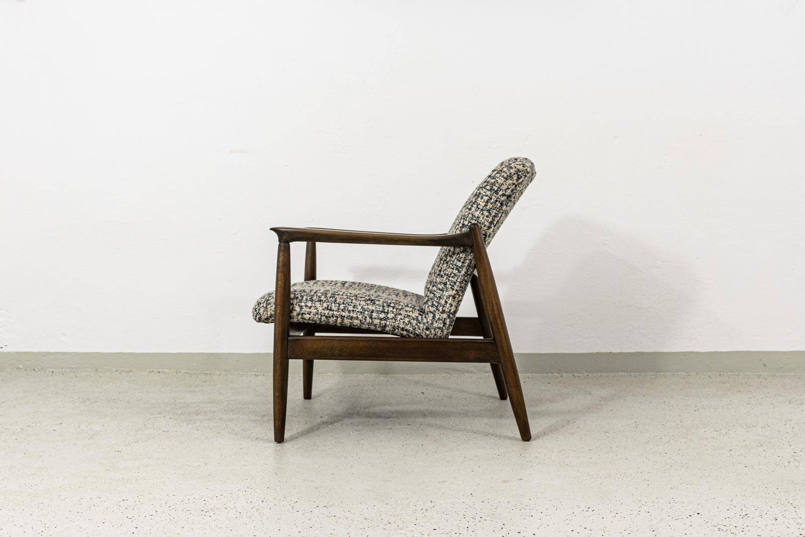 Vintage armchair GFM-64 by Edmund Homa, GFM, Poland, 1960s