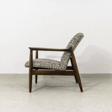 Vintage armchair GFM-64 by Edmund Homa, GFM, Poland, 1960s