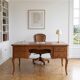 Minister's desk Louis XV with glass pane