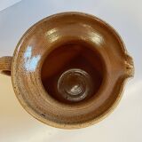 PITCHER in Vintage Enameled STONEWARE