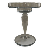 Large glass candle holder