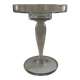 Large glass candle holder