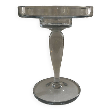 Grand bougeoir en verre
