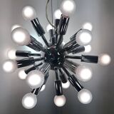 Sputnik space age 70s spherical suspension chandelier
