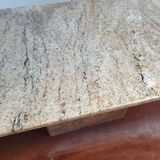 Vintage travertine coffee table