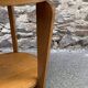 Art Deco pedestal table, 1940s design, in oak