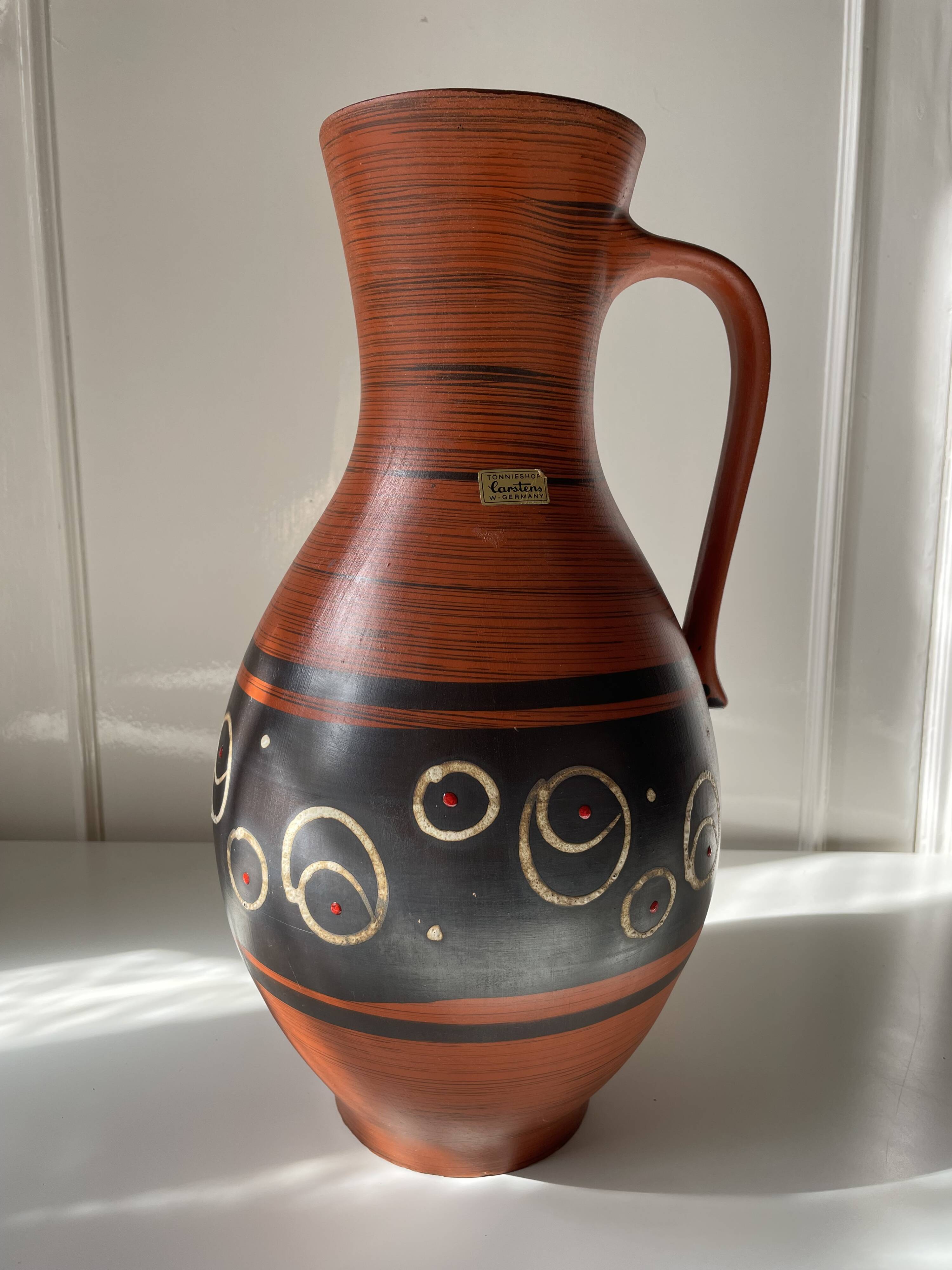 Carstens West Germany Pitcher Vase