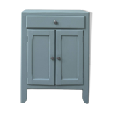 Small blue Parisian buffet (renovated)