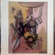 Abstraction Painting Carlo MARANGIO (born in 1936)