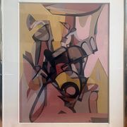 Tableau Abstraction Carlo MARANGIO (né en 1936)