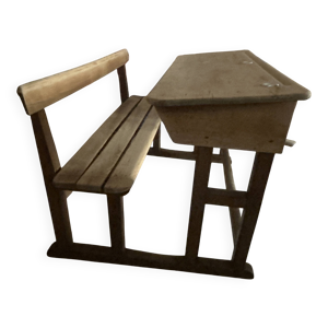 Bureau écolier double