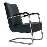 1950s, Scandinavian armchair in Bauhaus style, original condition.