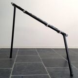 Set of two chairs with spider web seat by Hoffer, France 1958
