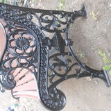 Victorian cast garden bench