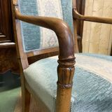 Restoration period armchair in 19th century cherry