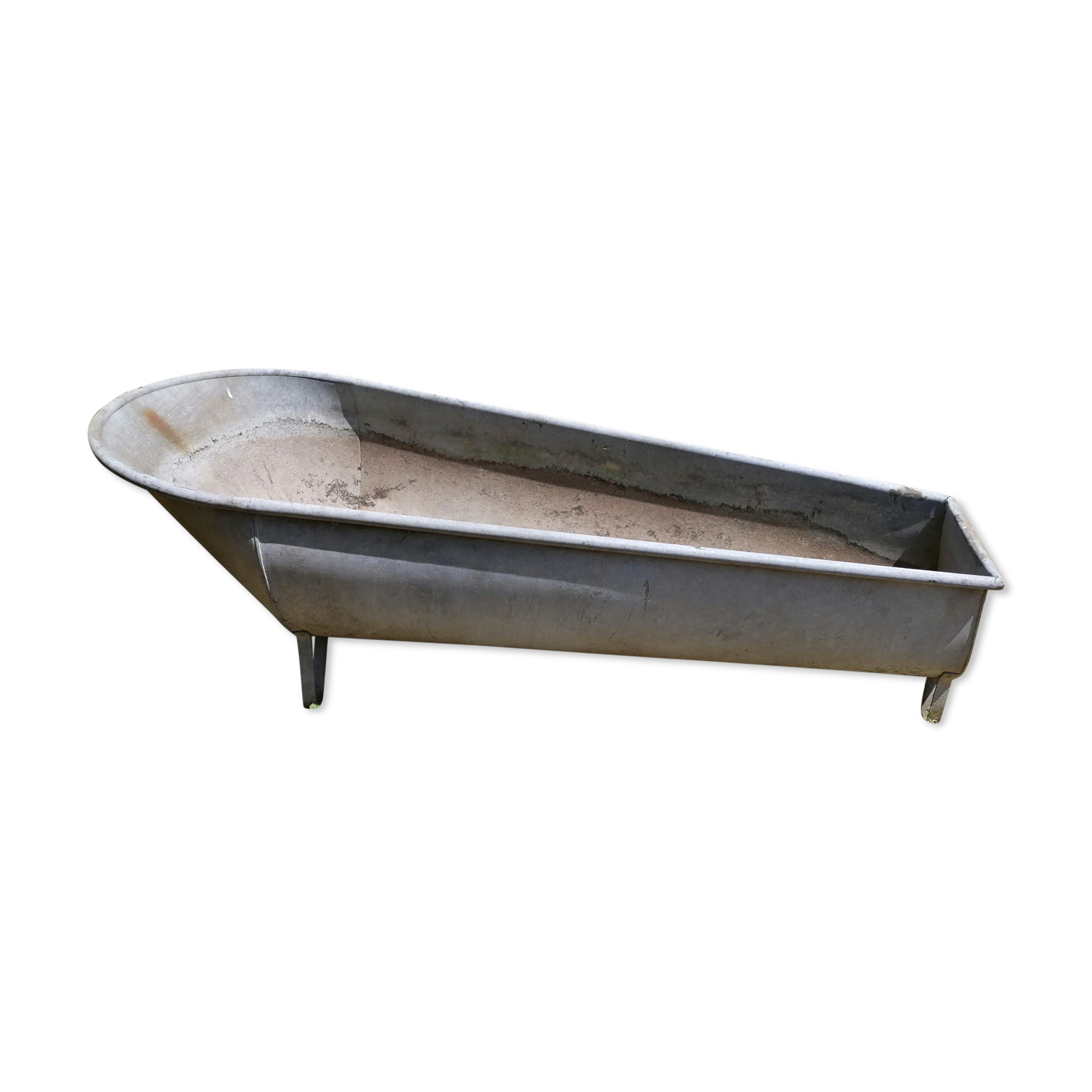 Zinc bathtub
