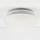 1980s minimalist small white ceiling lamp Globo lighting Germany