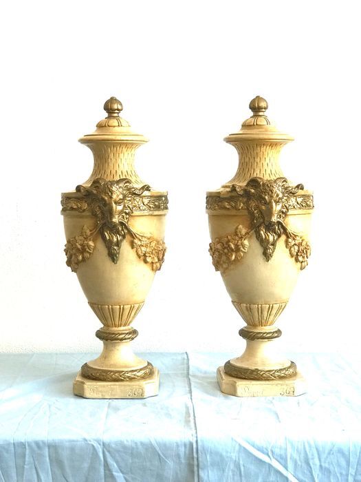 Paire de cassolettes - xixe - louis xvi