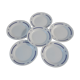 Set of 6 dessert plates Lustucru 80s