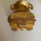 Bougeoir acanthe en bois doré 19e Naples Italie