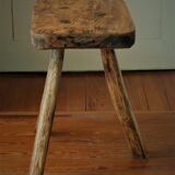 Brutalist stool, 60s-70s