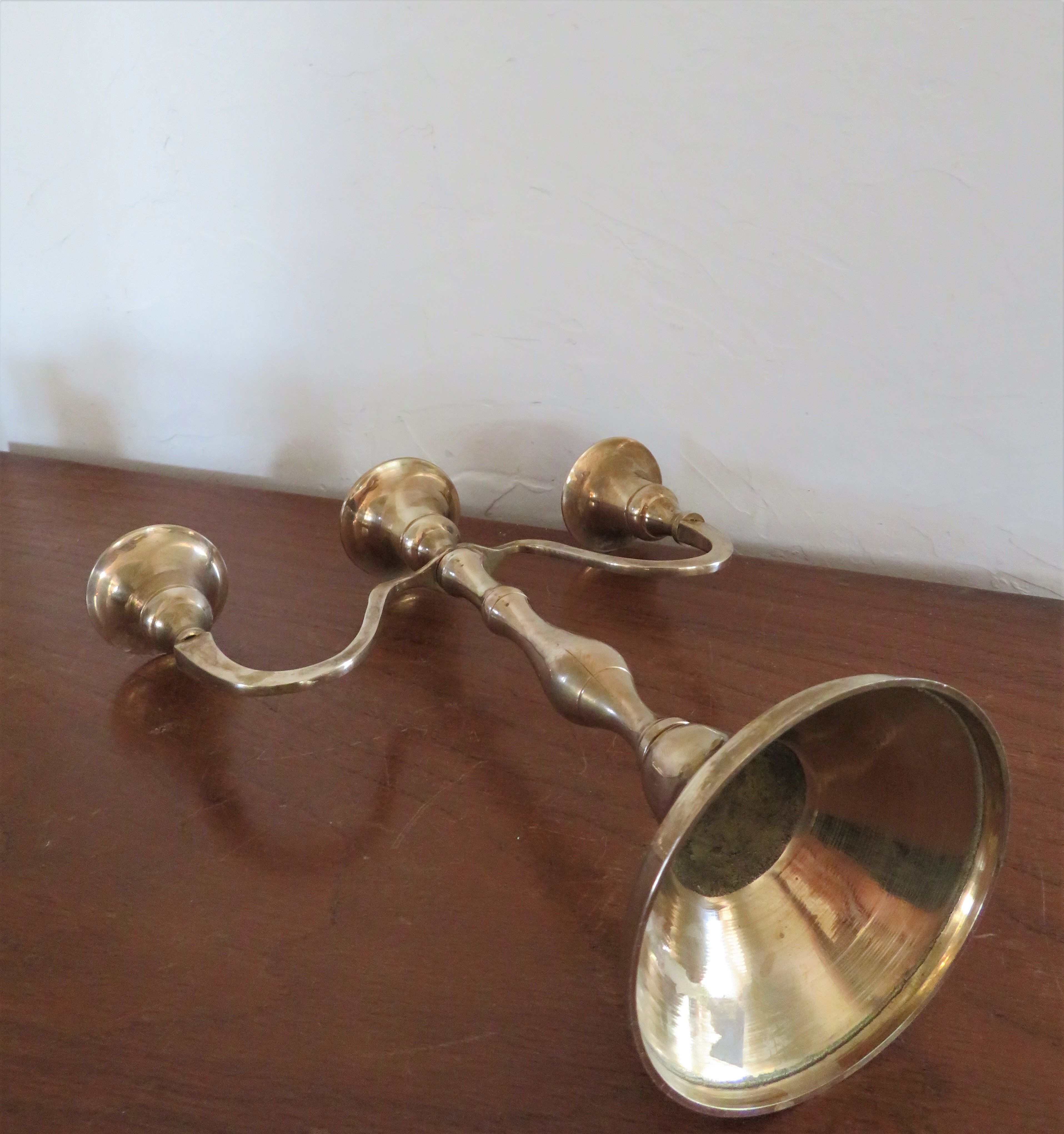 Vintage brass candlestick