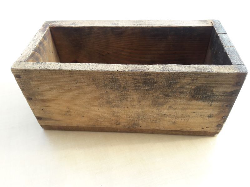 old wooden workshop drawer