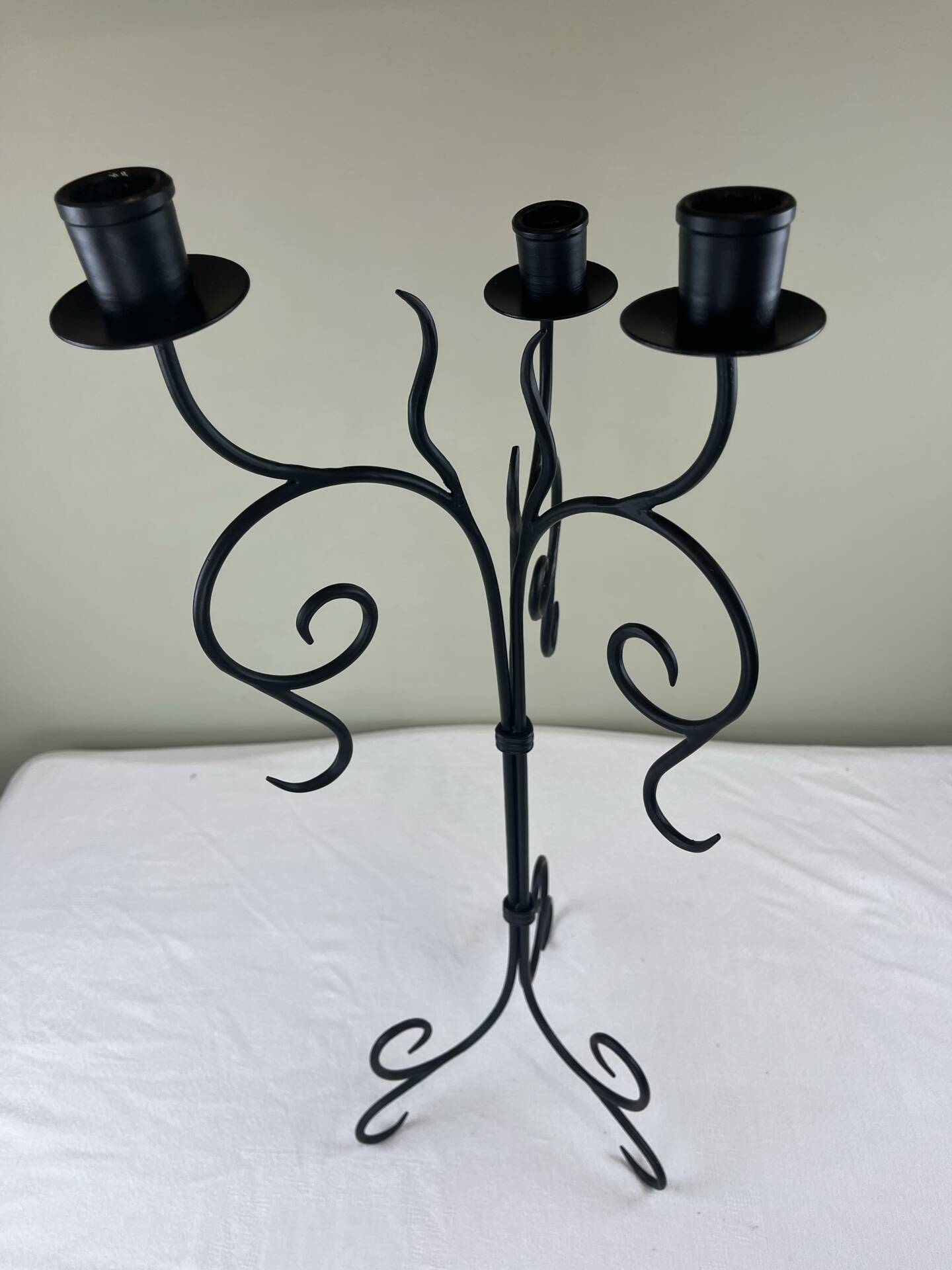 Large iron chandelier