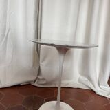 Designer coffee table in Carrara marble – Ø 41 cm