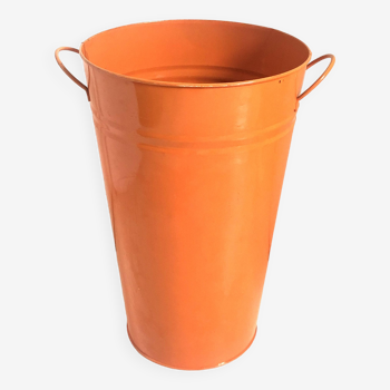 Orange zinc jar