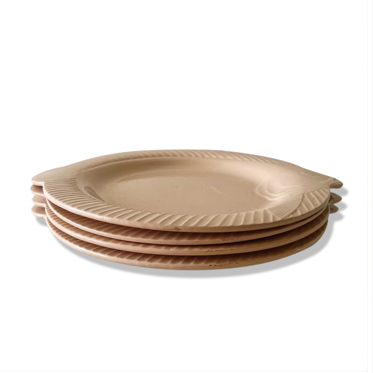 4 Digoin fish plates