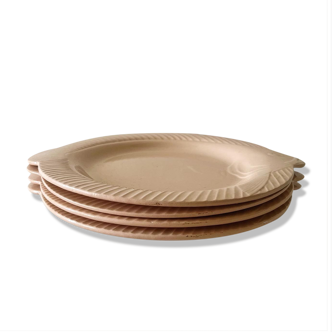 4 Digoin fish plates