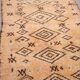 Peach Vintage Moroccan Rug 137 x 270 cm - Berber Rug Handmade - Wool Rug