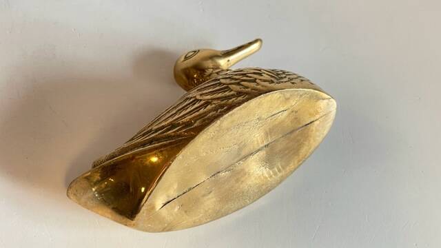 Canard en laiton vintage