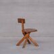 Pierre Chapo French Mid-Century Elm S34 Chair (4 Available)