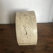 Travertine bookends