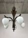 Art Deco bronze pendant lamp