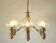 Vintage Brass Pendant Light Elegant Rustic Chendelier Colonial Style
