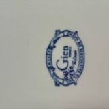 Gien blue birds trivet numbered