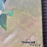 Oil on canvas signed Thérèse Thelu