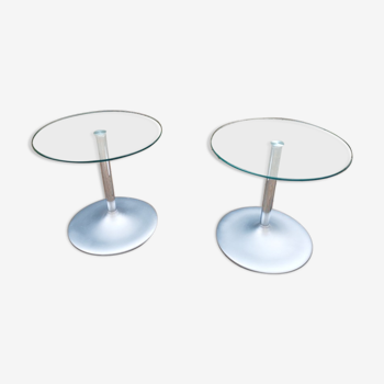 Side tables glasses