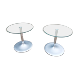 Side tables glasses
