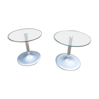 Side tables glasses