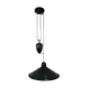 Suspension rises and falls in metal