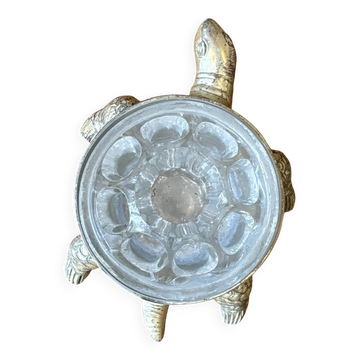 Vintage turtle flower holder
