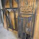 Art Deco coat rack wardrobe in wrought iron from the 1930s.