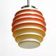 Beautiful rare original glass ceiling lamp from the 1930s