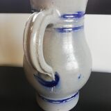 Blue gray stoneware pitcher 1L.